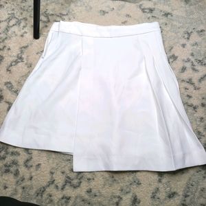 Zara white skater skirt
